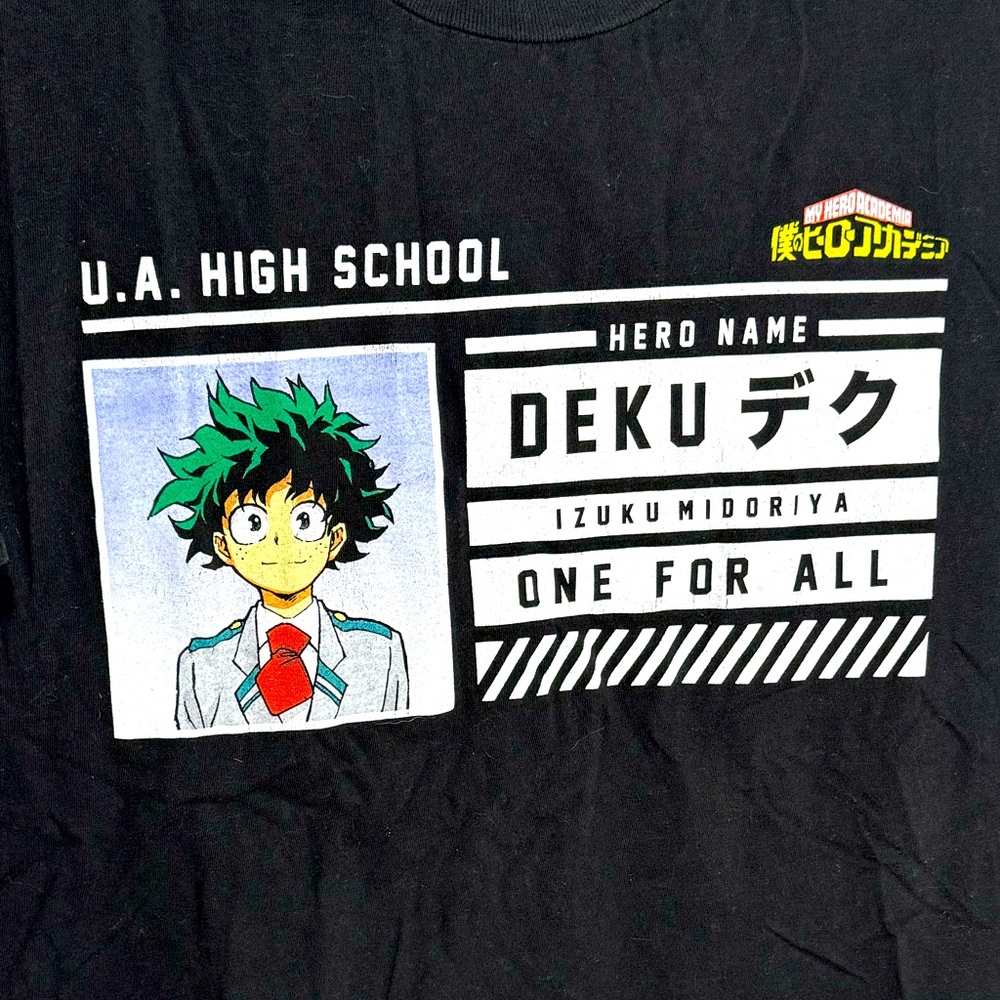 My Hero Academia T Shirt Large